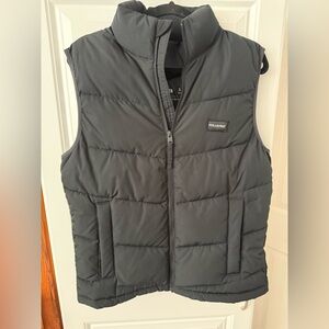 Hollister Black Puffer Vest
